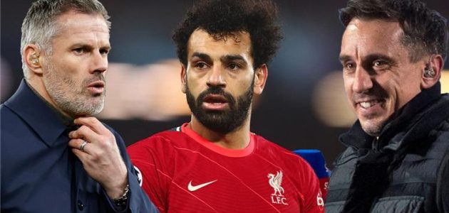 محمد-صلاح-يتسبب-في-نقاش-حاد-بين-نيفيل-وكاراجر-بعد-اختيارت-فريق-الموسم